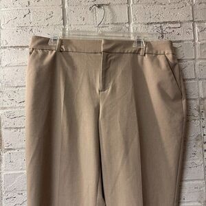 Charter Club Classic Fit Trouser Pants Brown 12